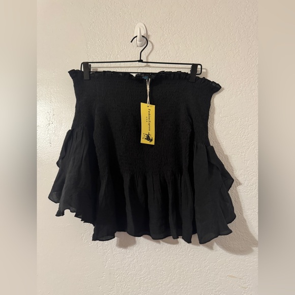 FASHION EXPRESS off-shoulder bell sleeve top - Picture 3 of 5